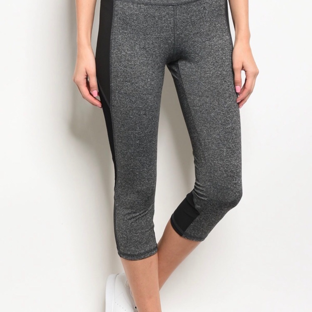 Athletic Stretch Capri Pants- Yoga, Run, Lift